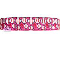 3yards -High quality 7/8" 22mm Baseball  ribbon R723