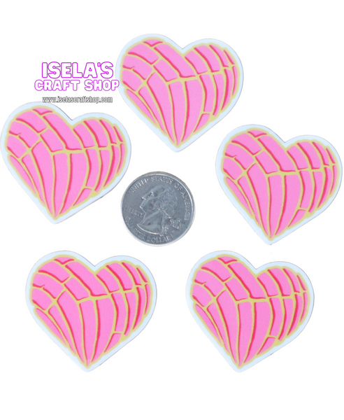 1pc - New High Quality Concha Heart Resin Planar- P863