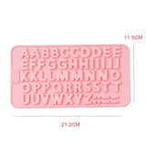 1pc-Letter Chocolate Silicone DIY Mold
