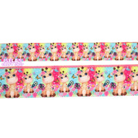 3Yards-Cute Giraffe Ribbon 7/8" or 1.5"