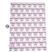 1pc Mommy's little girl  Faux Leather Sheet F191