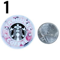 1pc-High quality Coffee  Resin Planar