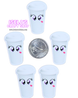 1pc -High quality Coffee Resin Planar P1044