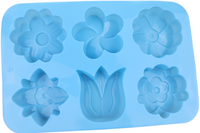 6 Cavities -BigTulip Flowers Silicone DIY Mold