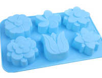 6 Cavities -BigTulip Flowers Silicone DIY Mold
