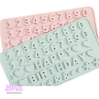 Small Alphabet mold/Silicone mold