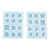 2pc Small shape Silicone mold