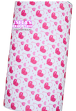 New 1pc Heart Faux Leather Sheet F627
