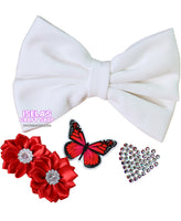 "DIY 5" Bow Kit with Pre-Attached Alligator Clip"-k3