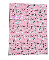 New 1pc Panda Faux Leather Sheet F826