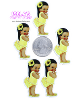 1pc  -Baby Girl resin planars P375