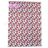 New 1pc Roses  Faux Leather Sheet F480