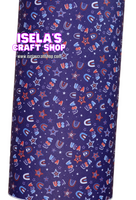 New 1pc USA Faux Leather Sheet F144