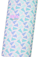 1pc- Christmas Tree Faux Leather Sheet F1060