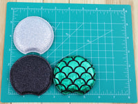 1 Pair-Glitter Mouse Ears--Padded Appliques  E6