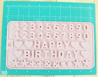 Small Alphabet mold/Silicone mold