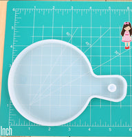 Coaster Silicone Mold Tray with Handle -M39