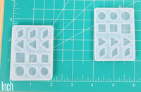 2pc Small shape Silicone mold